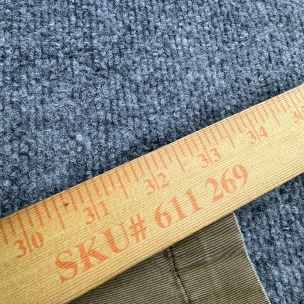 Banana Republic Aiden Fit Chino Pants Mens 35x33 Beige Khaki Straight Casual
